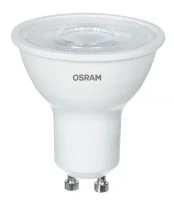 Лампа светодиодная LED 5Вт GU10 4000К 500Лм CRI95 спот 170-250В (замена 50Вт) OSRAM прозрачный рассеиватель