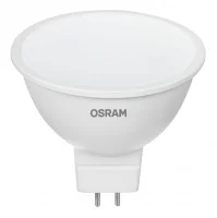 Лампа светодиодная LED 5Вт GU5.3 4000К 500Лм CRI95 спот 12В (замена 50Вт) OSRAM матовый рассеиватель