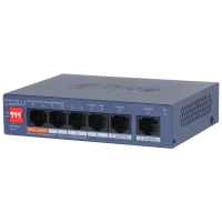 Коммутатор управляемый 4x100Мбит/с (RJ45 с PoE+,  PoE++), 2x1Гбит/с (RJ45) 60Вт