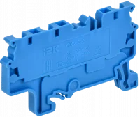 ARMAFIX Клемма пружинная CX2.5-3 BU 2,5мм2 трехконтактная синяя IEK