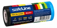 Изолента ПВХ разноцветная 15мм 5м (7цветов)       Safeline