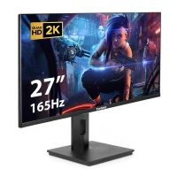 Монитор для ПК игровой 27'' WQHD Combat EG2707A, IPS LED Grade A+, 2560x1440, 165Гц,WQHD, 400cd/m2, 1000:1, 1ms, Speakers, 2xHDMI2.0, DP, USB, audio-out, каб. HDMI 1.5м, VESA, рег. выс., пов. экр. на 90 град, черный