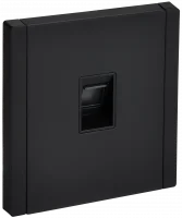 FORTE&PIANO Розетка компьютерная RJ45 кат.5E FP132M металл черный IEK