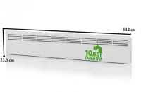 Конвектор 1000W с механическим термостатом IP21 235мм вилка