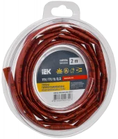 Трубка термоусадочная ТТУ нг-LS 5/2,5 красная (2м/упак) IEK