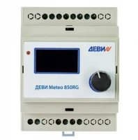 Терморегулятор ДЕВИ Meteo 850RG на шину DIN, с    датчиком температуры на проводе, 10А