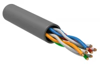 Витая пара U/UTP кат 5E 4х2х24AWG PVC серый (305м РФ/Т
