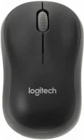 Мышь M186 оптическая 1000dpi, беспроводная, USB2.0, 2but, черный/серый