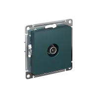 Розетка ATLASDESIGN TV оконечная 1DB механизм изумруд