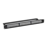 Патч-панель 191UCAT6А 24 модуля RJ45 неэкранированная
