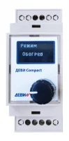 Терморегулятор ДЕВИ Compact на шину DIN, с датчиком температуры на проводе, 16А
