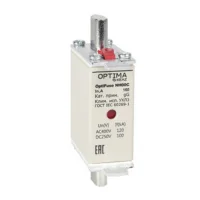 Вставка плавкая OptiFuse NH00C-125-gG-УХЛ3