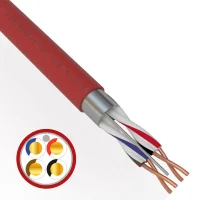 Кабель для пожарной сигнализации КПСВЭВнг(А)-LS 2x2x0,75 кв.мм, 200 м,