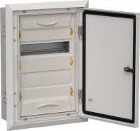 TITAN 5 Корпус металлический ЩРв-24 (1х24) 505х365х130мм IP31 серый (одна дверь) IEK