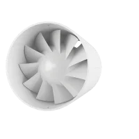 Вентилятор осевой канальный D125