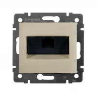 VALENA Розетка компьютерная RJ45х1 категория 5е в рамку слоновая кость