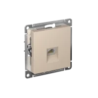 ATLASDESIGN РОЗЕТКА компьютерная RJ45, кат. 5Е, механизм, ПЕСОЧНЫЙ