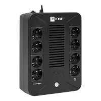 Источник бесперебойного питания E-Power Home 1000 ВА, 600Вт,8хSchuko,USB,RJ45