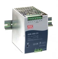 Блок питания AC-DC, 480Вт, вход 90-264V AC, 47-63Гц,127-370В DC, выход 24В,20A, рег. вых 24-28В, в кожухе на DIN-рейку, параллельная работа