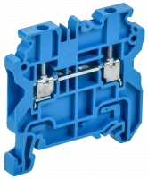 ARMAFIX Колодка клеммная CY2.5BU винтовая 2,5мм2 проходная синяя Ex IEK