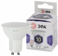 Лампа светодиодная LED 10 Вт 800Лм 6000К софит холодный GU10 170-265В LED MR16-10W-860-GU10 Standart