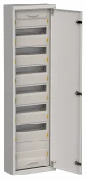 TITAN 5 Корпус металлический ЩРн-84 (1х84) 1085х310х140мм IP31 серый (одна дверь) IEK