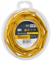 Трубка термоусадочная ТТУ нг-LS 5/2,5 желтая (2м/упак) IEK
