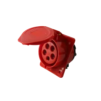 Розетка стационарная для скрытой установки PPC 415 3Р+РЕ+N 16А 380В IP44 Jazzway