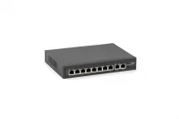 Коммутатор неуправляемый 10 портов RJ4510 100 1000 Мб/с PoE 120Вт