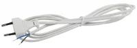 Шнур для бра UX-ШВВП-1,8m-W 1,8 м ШВВП 2x0,5мм2 белый