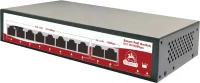 Коммутатор неуправляемый 8x100Мбит/с (RJ45 с PoE+), 2x100Мбит/с (RJ45) 120Вт