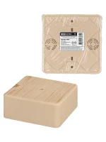 Коробка распаячная КР 100х100х44 ОП сосна IP40, инд. штрихкод