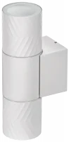 LIGHTING Светильник уличный 5108 настенный под лампу 2хGU10 IP65 белый IEK