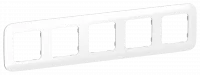 FLITE ARTISTIC Рамка 5-местная РУ-5-А-ФлБ белый IEK