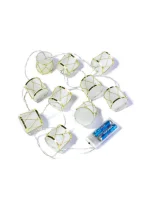 Гирлянда-Барабаны пластик 5х4cм 10LED