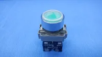 Кнопка LA167-BAF35 d=22мм 1з+1р зеленая