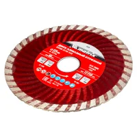 Диск алмазный отрезной Turbo, 125 х 22,2 мм, сухая резка