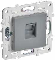 SKANDY Розетка компьютерная RJ45 кат.5E SK-K01Gr серый IEK