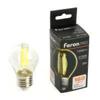 Лампа светодиодная LED 8вт Е27 теплый шар FILAMENT .PRO