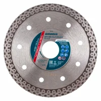 Диск алмазный ф125х22,2мм, тонкий, сплошной (Jaguar), мокрое резание