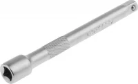 Удлинитель ''Мастер'' для торцовых головок (1/4''), Cr-V, хроматированное покрытие, 100мм