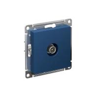 ATLASDESIGN TV РОЗЕТКА оконечная 1DB, механизм, АКВАМАРИН