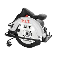 Пила циркулярная электрич. P.I.T. PKS185-C4 (1200Вт, 5500об/мин, диск 185х20мм, пропил 47/61мм, 45°)