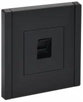 FORTE&PIANO Розетка компьютерная RJ45 кат.6 FP131 черный IEK