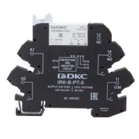 Реле интерфейсное, 1CO, ком. ток 6А, AgSnO2, напряжение 230V AC/DC, push-in клеммы.