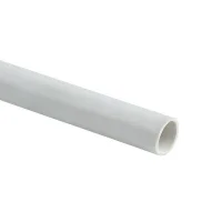 Труба гладкая ПВХ жесткая d20 мм/2м белая(упак    50м) EKF-Plast