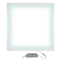 ULP-6060-42W/4000K EFFECTIVE WHITE Светильник светодиодный потолочный встраиваемый. Белый свет (4000K). Корпус белый. В комплекте с и/п. ТМ Uniel.