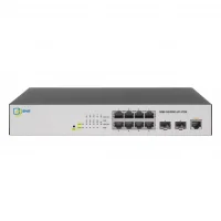 Коммутатор управляемый L2  8 портов RJ45/SFP 100 1000 Мб/сPoE 100Вт
