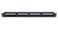 Панель коммутационнная СегментЛАН Cat5e 1U, 24 порта, UTP, RJ45, черная