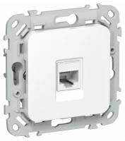 FLITE Розетка компьютерная RJ45 категория 6 UTP РК6-1-0-ФлБ белый IEK